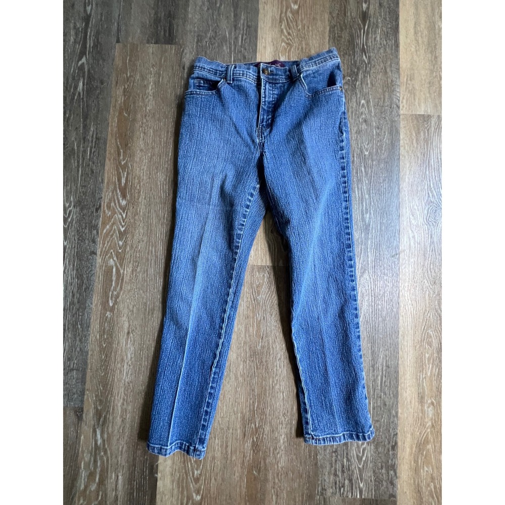 Gloria Vanderbilt Jeans Women 8P Blue Amanda High Rise Tapered Leg Medium‎ Wash